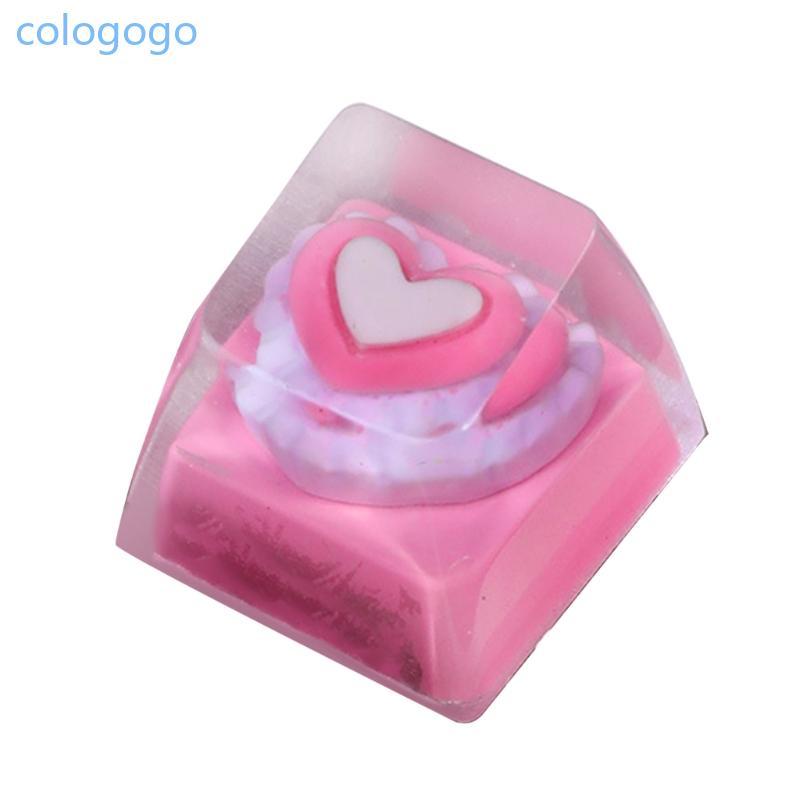 COLO Keycaps หัวใจน่ารัก Keycaps เรซิ่น Keycaps Custom Keycaps Escape Handmade Keycap