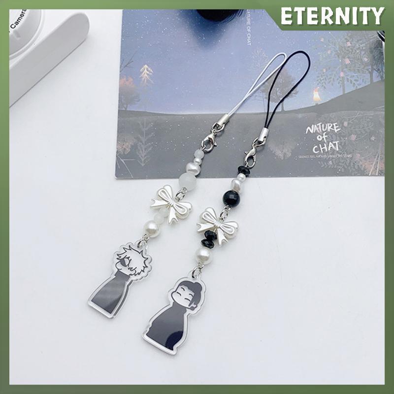 ETERNITY อะนิเมะ Jujutsu พวงกุญแจคอสเพลย์ Geto Suguru Satoru Gojo จับคู่ JJK โทรศัพท์ Charm อุปกรณ์เ