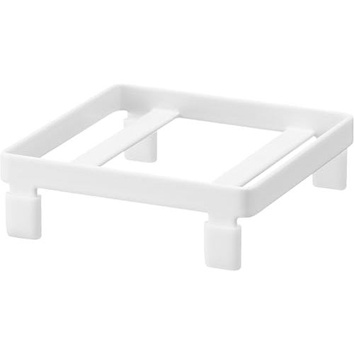 [Direct from Japan] Yamazaki Soap Dispenser Rack, White, W9.2 × D9.4 × H2.7 cm, Tower, Floating Stor