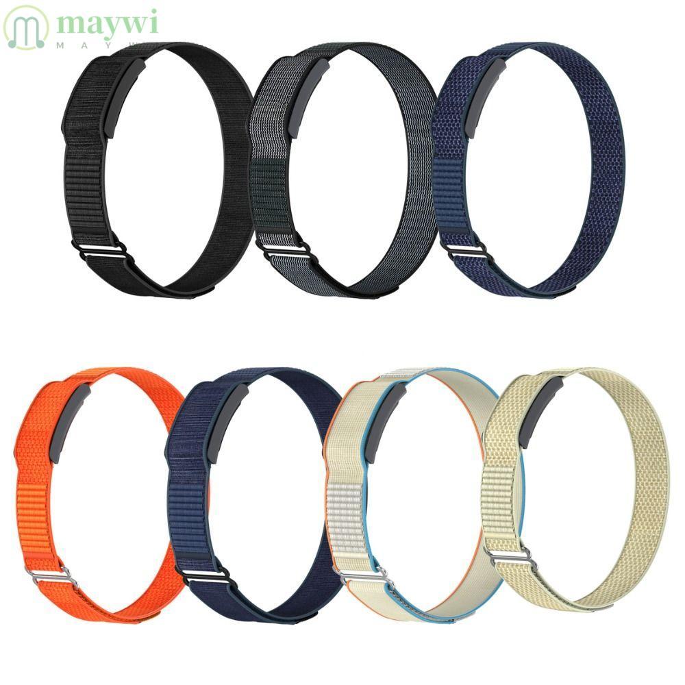 MAYWI Fitness Tracker Arm Band, Loop Design Breathable Sport Band Bicep Band, ปรับไนลอนสําหรับ Amazf