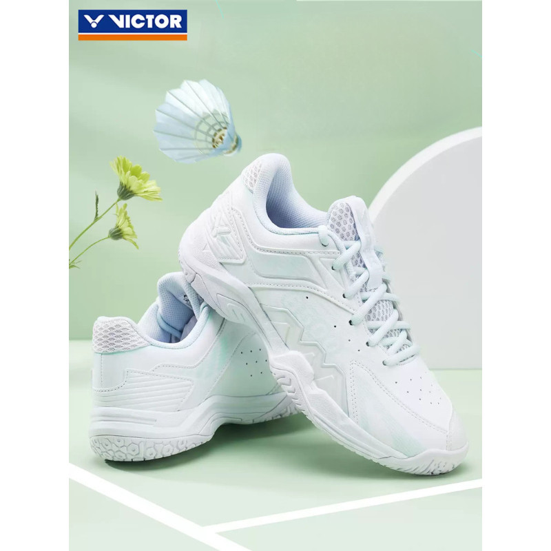 VICTOR P8500CLSF รองเท้าแบดมินตันผู้หญิง ของแท้ 100% มืออาชีพ กันลื่น ต้านบิด มีเสถียรภาพ ดูดี