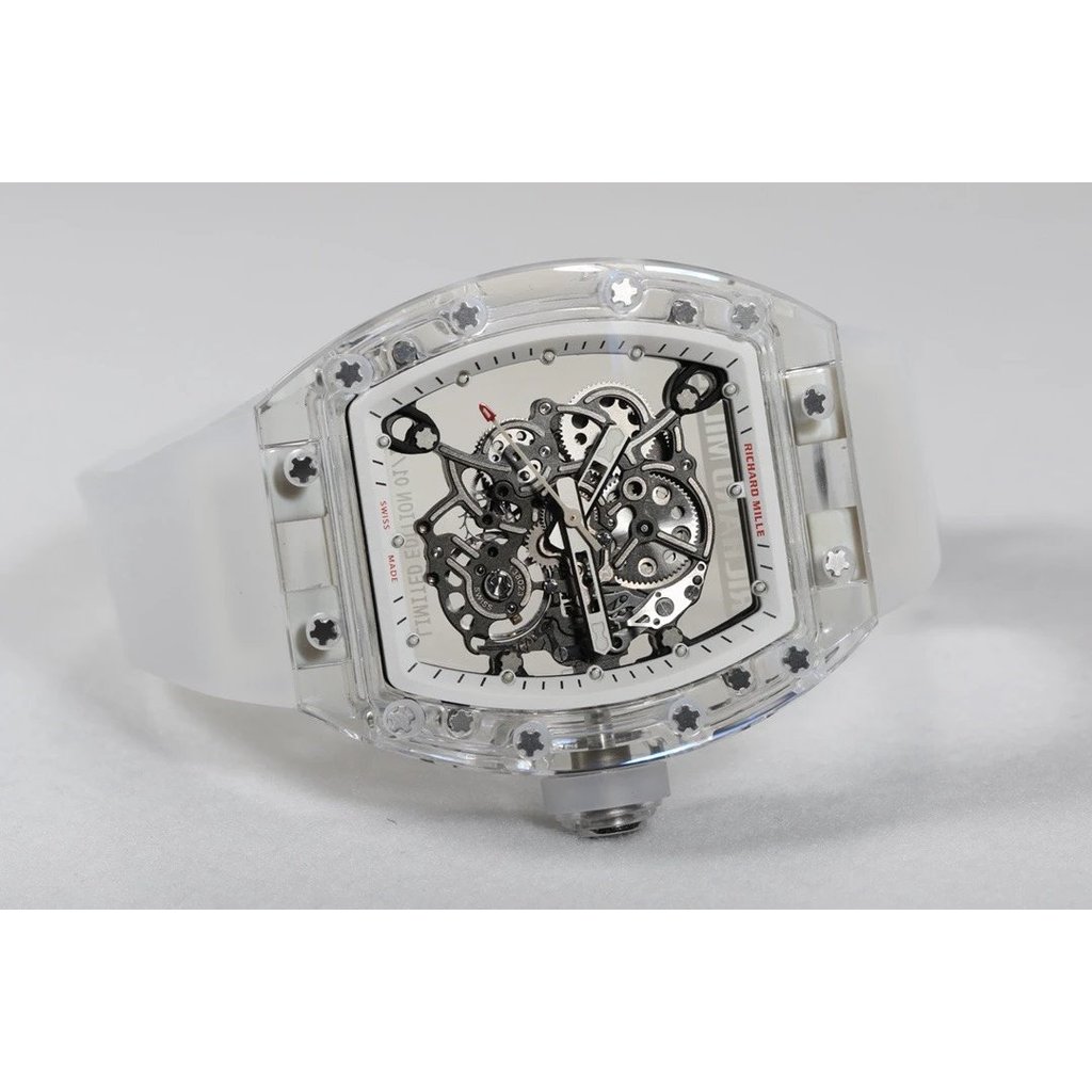 R RM {Crystal Love · All-in-One Real Machine} RICHARD Miller Crystal RM055 RM3 Crystal Clear · Icy C
