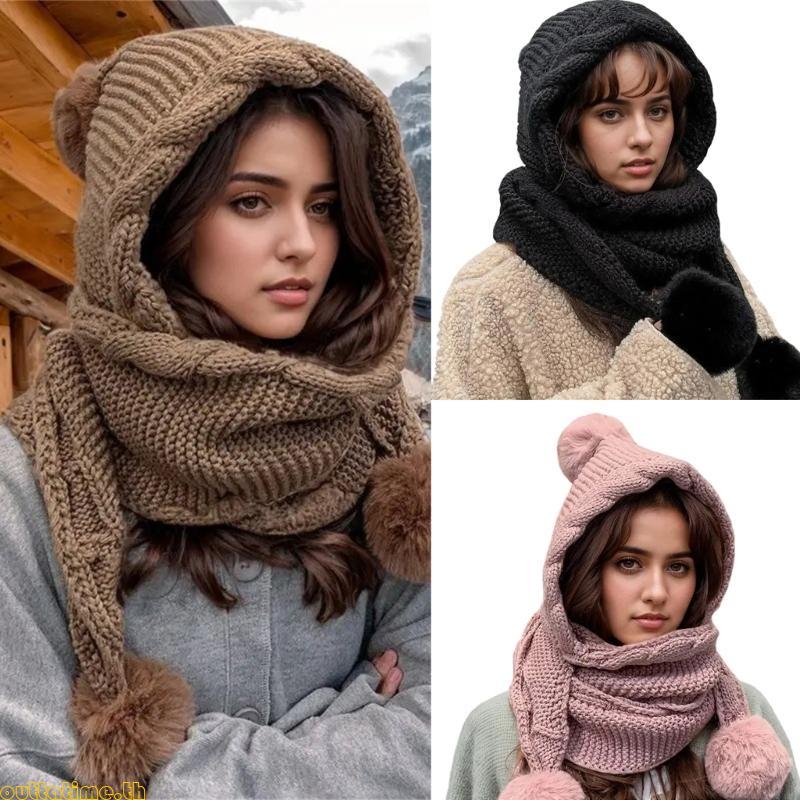 Time Fashion Traper Hat Thicken Ushanka Hat Warm Neck Warmer Stylish Cap Accessory