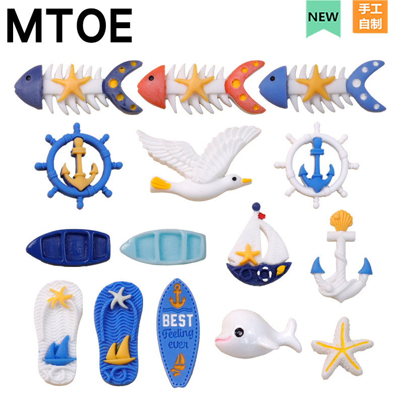 MTOE Ocean Series Ccs Hole รองเท้าอุปกรณ์เสริม diy รองเท้าหัวเข็มขัดอุปกรณ์เสริมรองเท้าน่ารักดอกไม้ 