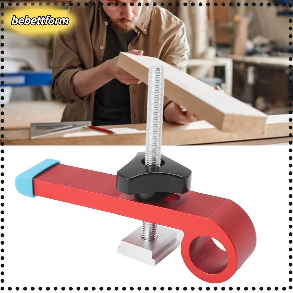 LIKE T Track Clamp, T Slots Red T Track Clamps Kit, อุปกรณ์เสริมอลูมิเนียมอัลลอยด์ปรับ T Track Hold 