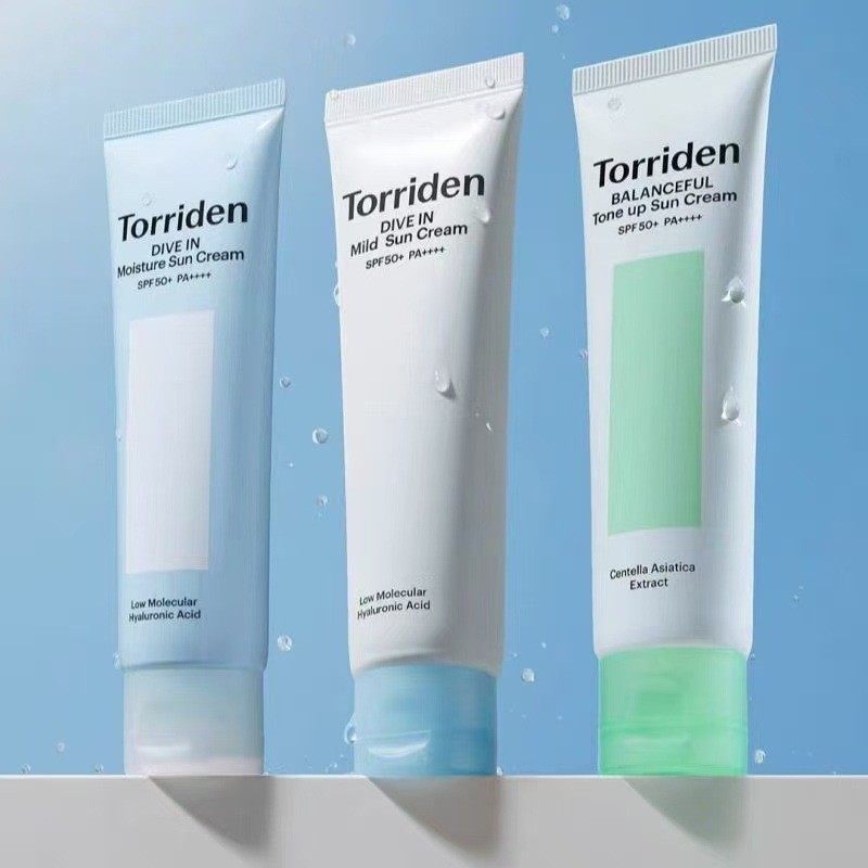 เกาหลีเกาหลี Torriden Torriden Hyaluronic Acid Centella Asiatica Physical Moisturizing Sunscreen Cre