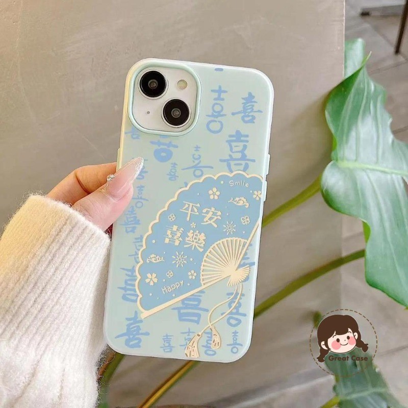 สไตล์จีนพัดลมสีทึบเคสโทรศัพท์สําหรับOPPO Reno 8Z 7Z 8 6 Lite 6Z 5 4 Lite 5Z 5F 5K 4Fค้นหาX3 Lite AX7