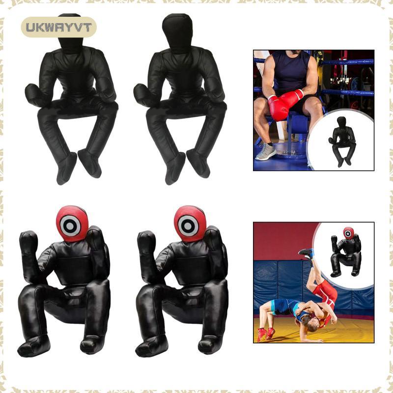 [ukwryvt] Grappling Dummy Brazilian Jiu Jitsu Training Dummy Wrestling Dummy Boxing Dummy หนัง PU ออ