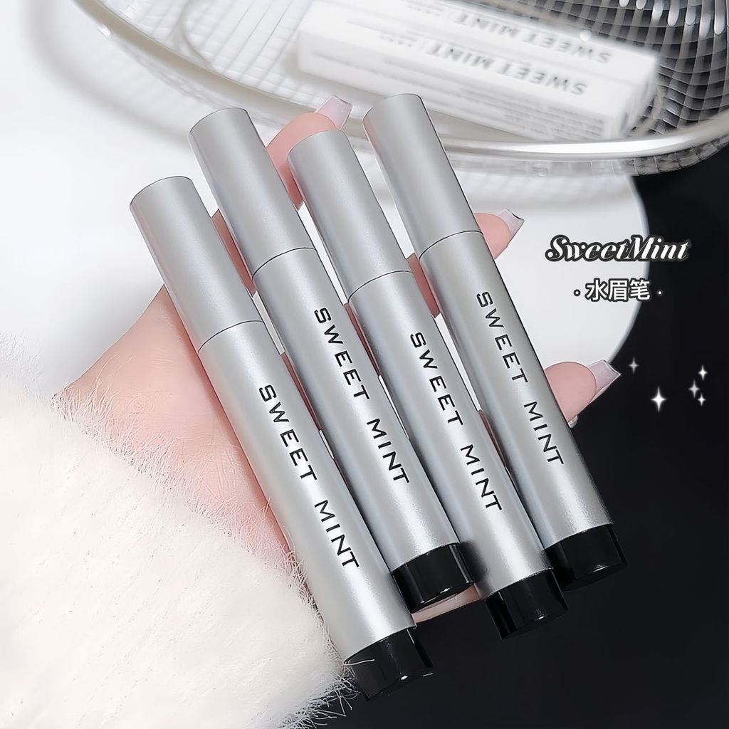 Sweet mint Water Eyebrow Pencil Multi-Prong Plush Water Eyebrow Pencil Natural Wild Eyebrow Roots Di