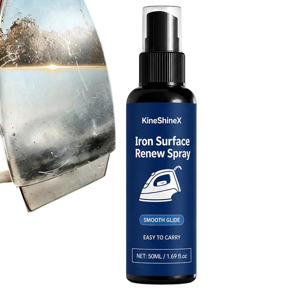 เหล็กทําความสะอาด Steamer เหล็กแผ่นด้านล่าง Scratch Stain Remover สเปรย์ Soleplate Burn Mark ทําความสะอาดสําหรับ Home