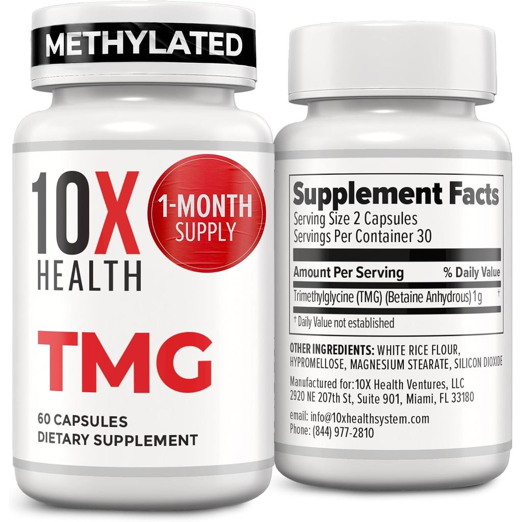 10X Health Tmg 充补剂 - 60 แคปซูล (บรรจุภัณฑ์อาจอารี)