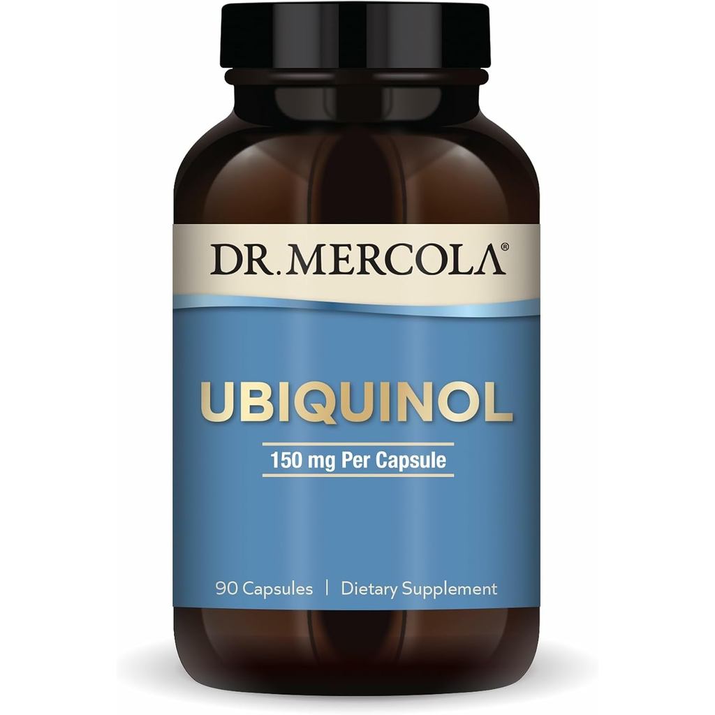 ดร. Mercola Coenzyme Q10 150mg-การดูดซึมสูง Coenzyme Q10 Kaneka Antioxidant-Promote Heart Health เสร