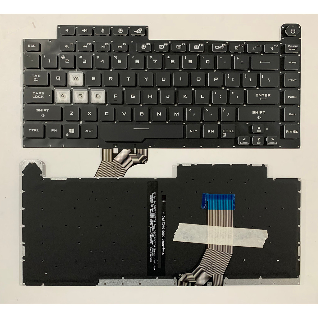 USRU เหมาะสําหรับ Asus ROG Strix G512 G512LI G512LU G531G G531GT คีย์บอร์ด S5D