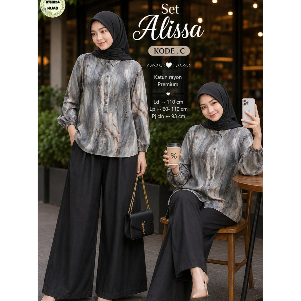 0209 SET ALISA by AtHAYA DAILY WEAR FASHION SOLO // NOVIISTUFF