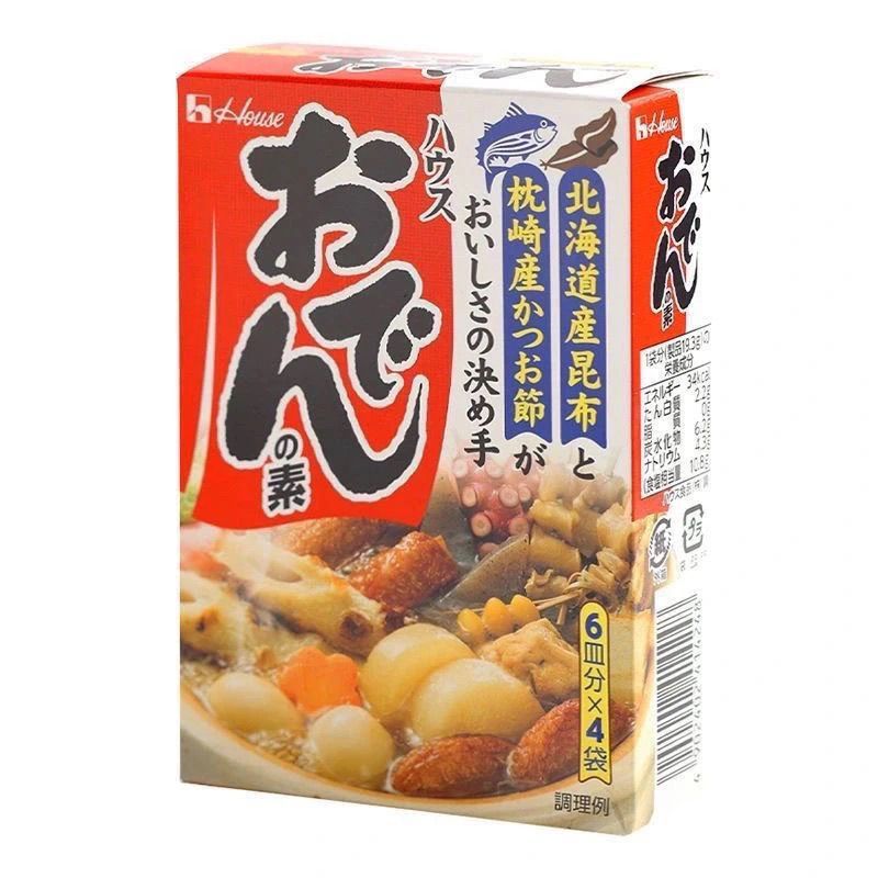 นําเข้าจากญี่ปุ่น HOUSE Oden Soup Base HOUSE Sauce Pack มีจําหน่ายร้านสะดวกซื้อที่ 7 ชิ้น