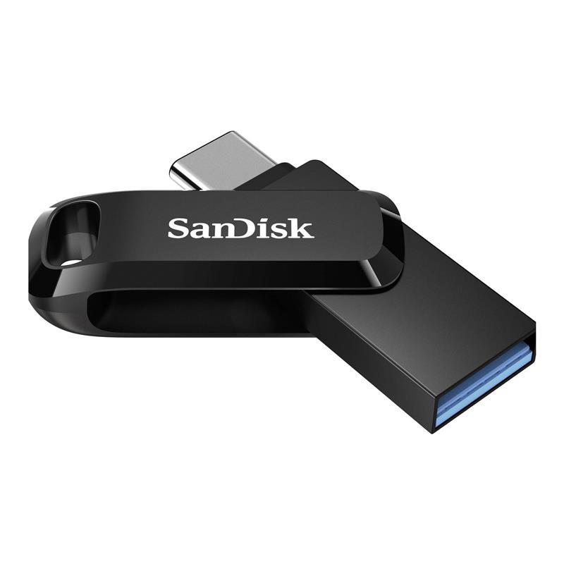 SANDISK แฟลชไดร์ฟ รุ่น Ultra Dual Drive Go SDDC3 สีดำ ความจุ 64GB