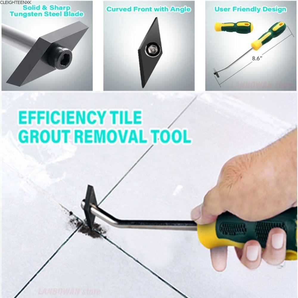 CLEIGHTEEN8H Tiles Gap Cleaner, เครื่องมือก่อสร้างเพชร Tile Grout Remover, เครื่องมือทําความสะอาดซีเ