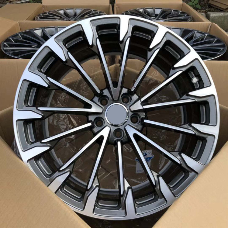 เหมาะสําหรับ Audi A4L A5 A6L A7 A8 Q2 Q3 Q5 Q23 60 63 67 ซม.Hongxinปลอมล้อ Hub