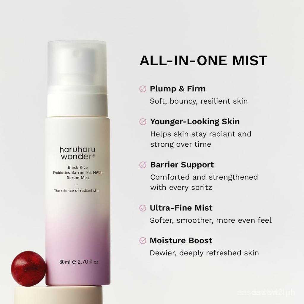 TharuWonderkRices2%NAD+SerumMist,Ultra-FineMist,Hydrating&Plumping,BarrierSensitive,Ceramide,Koreaca