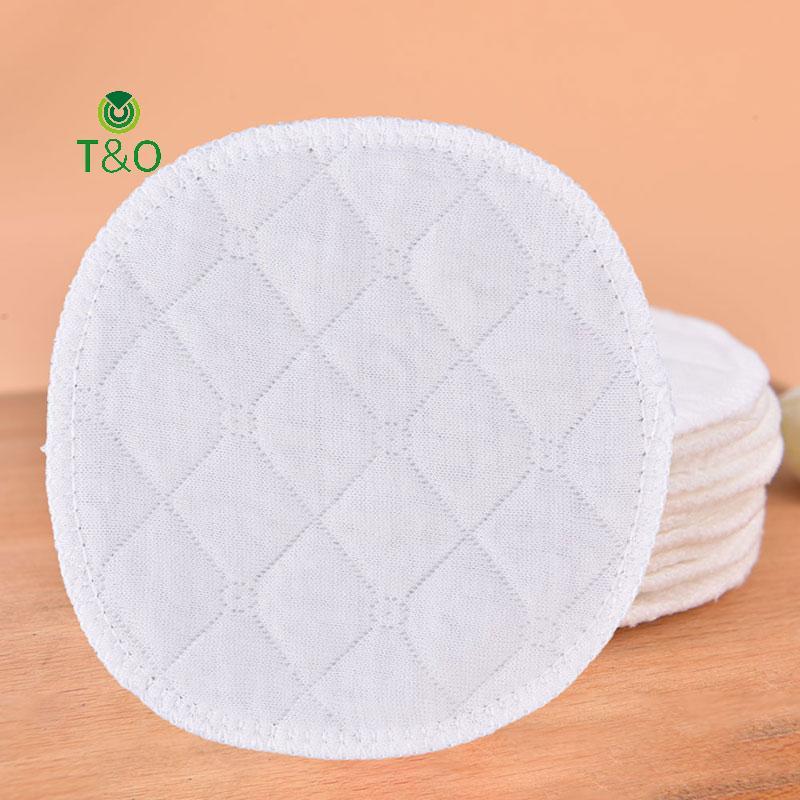 T&O 10 ชิ้นแต่งหน้า Remover สําลีแผ่นล้างทําความสะอาดได้ Zero Waste Skin Cleaner
