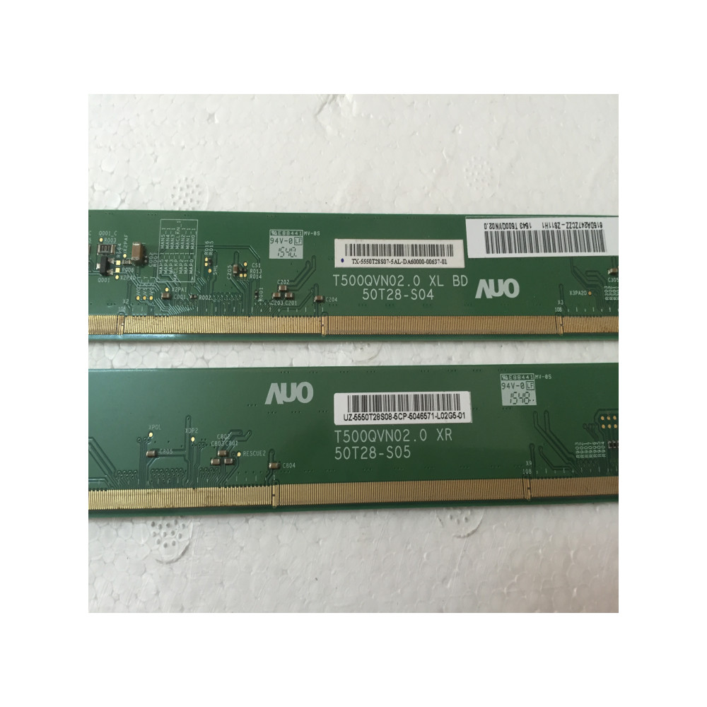 บอร์ดข้างเดิม T500QVN02.0 XL/XR 50T28-S04/50T28-S05 หนึ่งคู่ 132