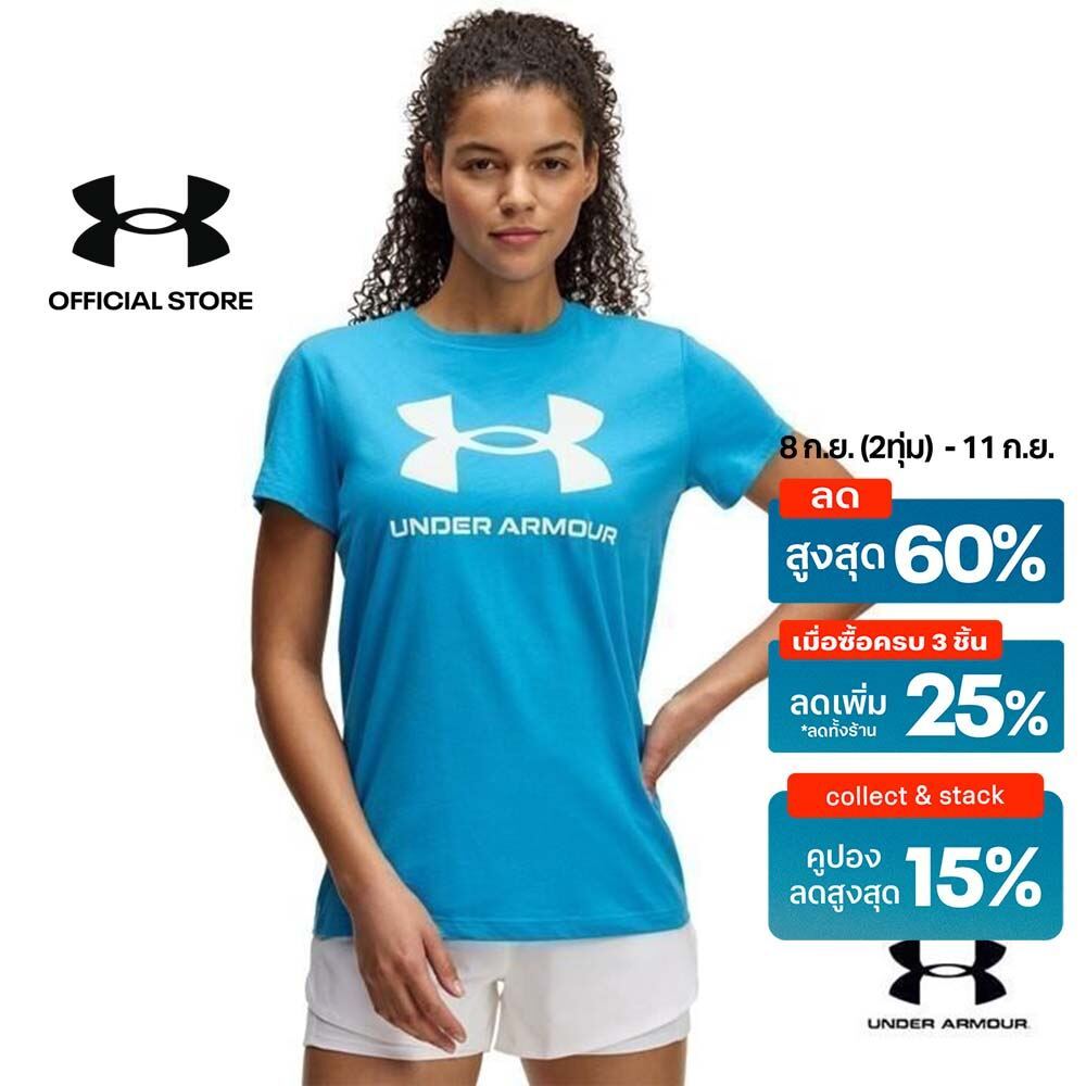 Under Armour เสื้อแขนสั้น UA Sportstyle Graphic สำหรับผู้หญิง