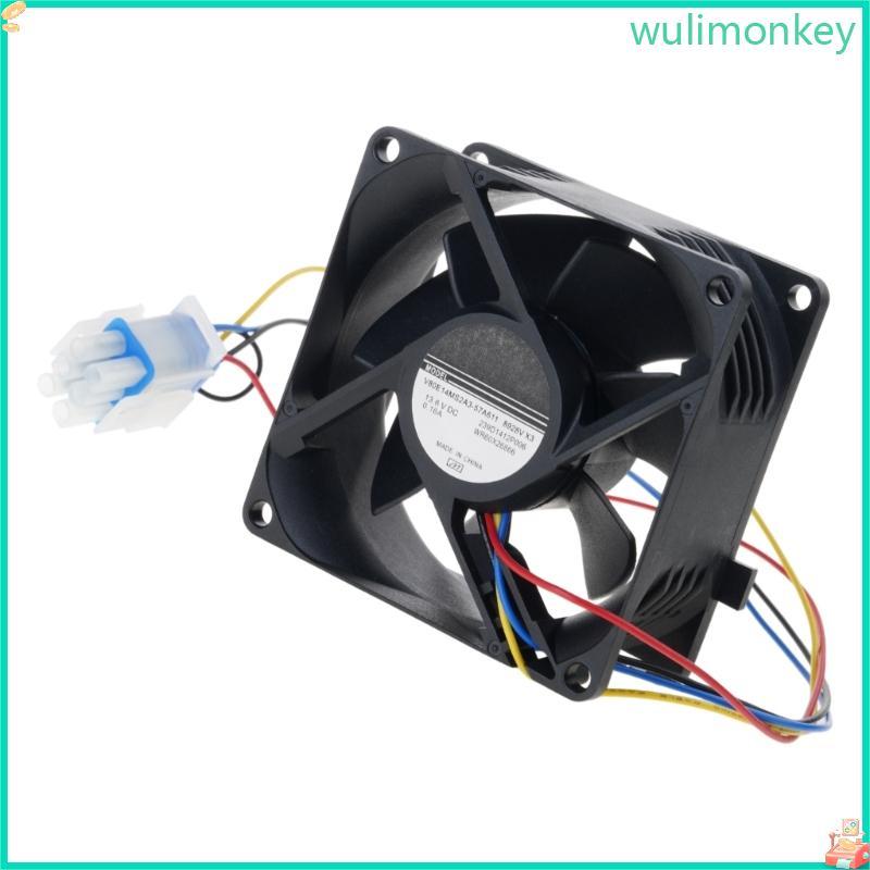 WU 13 6V 0 16A ตู้เย็นพัดลมระบายความร้อนมอเตอร์พัดลมระบายความร้อนเปลี่ยนสําหรับ WR60X10356