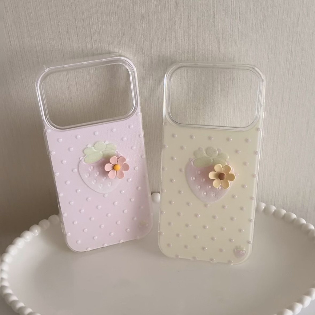 ดอกไม้สามมิติเหมาะสําหรับเคสโทรศัพท์ OPPOReno16/15promax 15c|14|13pro Fresh findx9sx7x8s+Soft