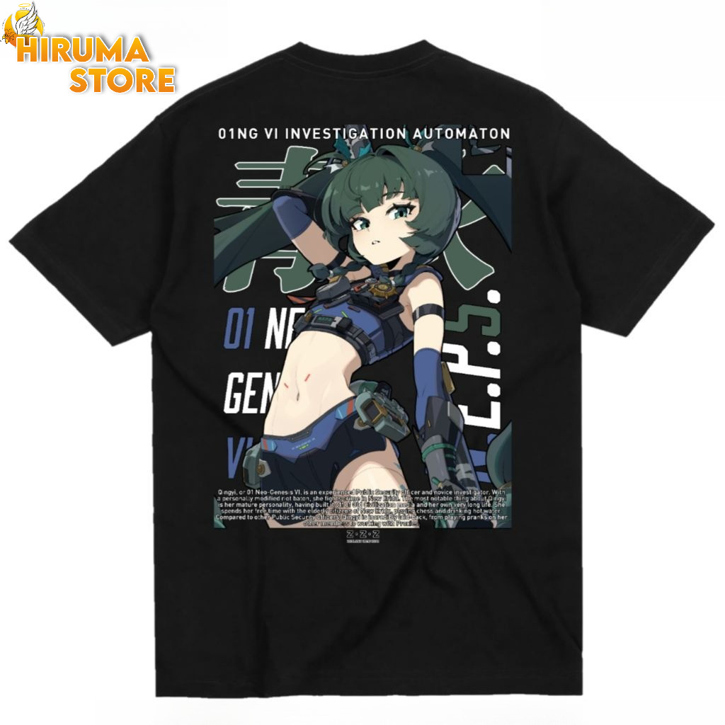 เสื้อยืดเกม Qingyi ZZZ Zenless Zone Zero | ร้านฮิรุมะ