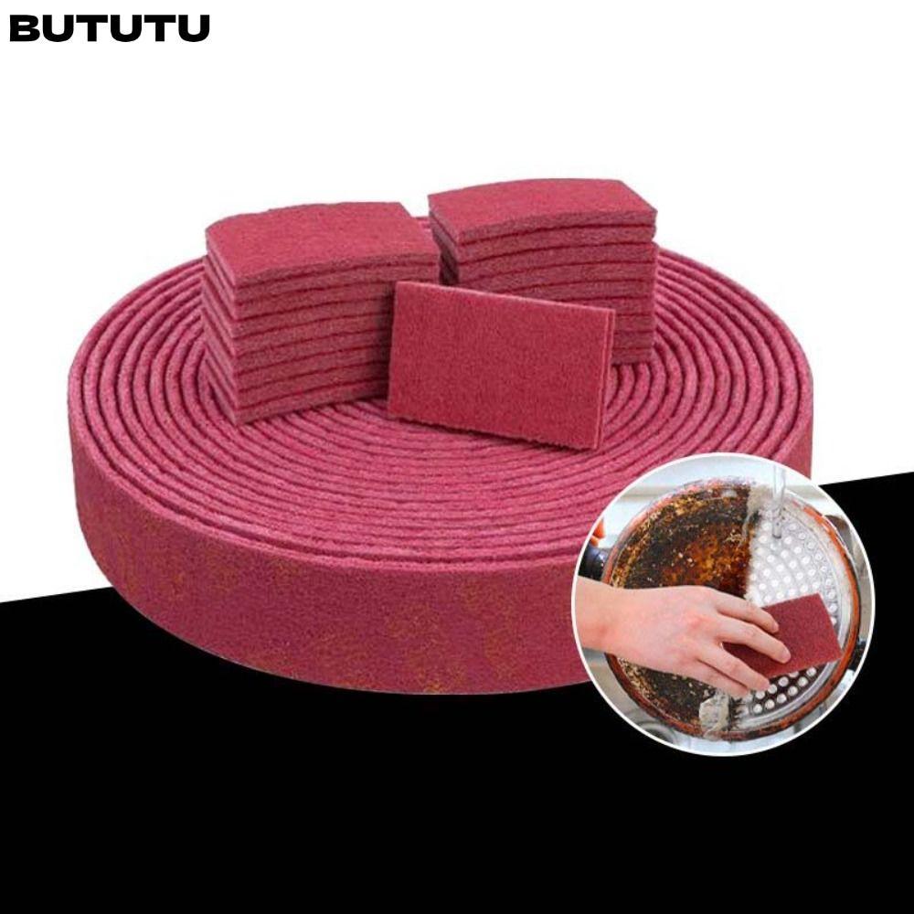BUTUTU Emery Scouring Pad, Rust Removal Grinding Nylon Scouring Cloth,คุณภาพสูง Multi-function Polis