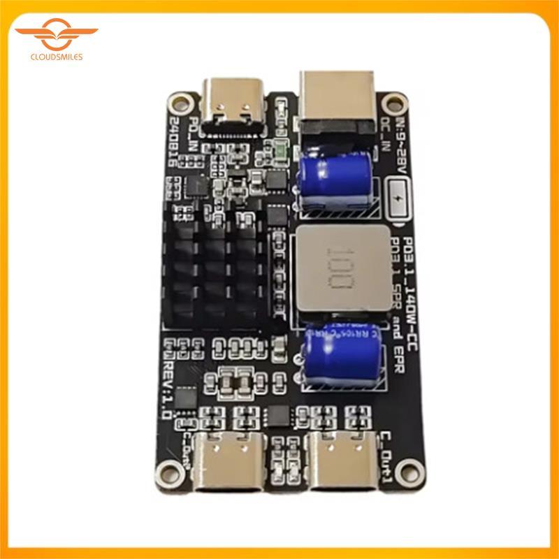 [CloudsMiles.th] PD3.1 140W 28V FULL Protocol Fast Charger 140W 5A DC TYPE-C USB Quick Charger อะแดป