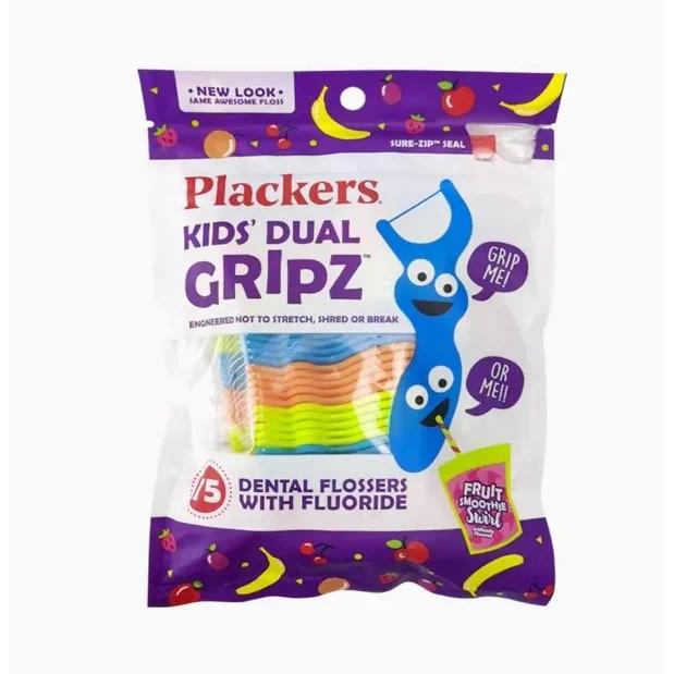 【QJ】Plackers ไหมขัดฟันแบบเส้นไหมขัดฟันสำหรับเด็กทารกไหมขัดฟันแบบพกพา