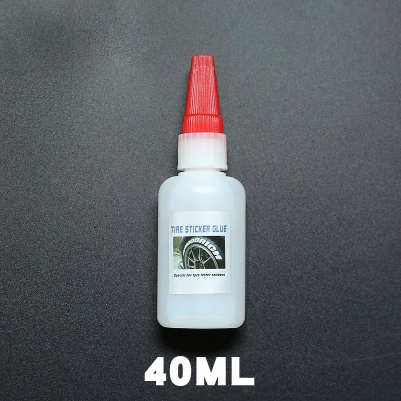 40ML Car Tire Letter Sticker Special Glue Motorcycle Auto Wheel  Lettering Decoration Decal Glue Adh