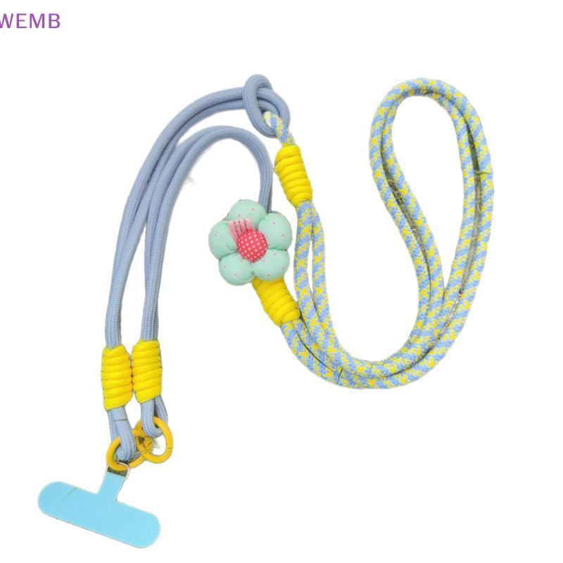 WEMB 3 In 1 Multi-Scenario โทรศัพท์ Lanyard 120 ซม.Crossbody คอแขวนเชือกสายรัดข้อมือสําหรับกีฬาทํางา