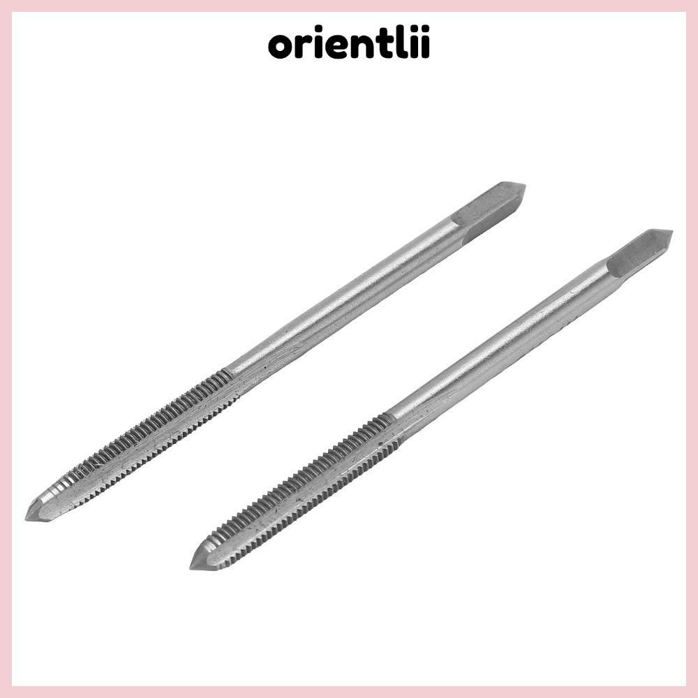 ORIENTLEE 2PCS เมตริกแตะ, ด้ายเมตริกความเร็วสูงเหล็ก Thread Tap, ทนทาน M3 x 0.5 มม. / M4 x 0.7 มม. /