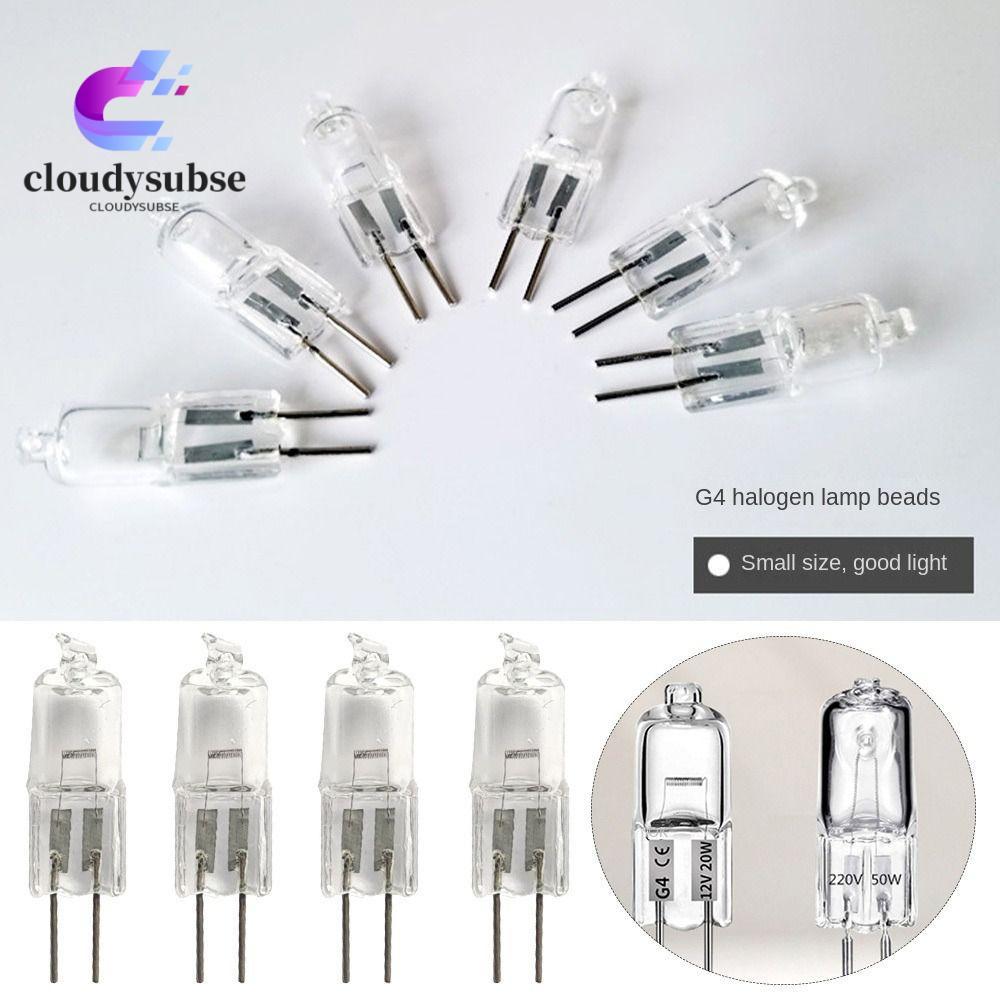 CLOUD 5 ชิ้น G4 G5.3 G9 หลอดฮาโลเจน, 10W 20W 35W 40W 12V/220V ไฟฮาโลเจน, 2023 จําลองหรี่แสงได้