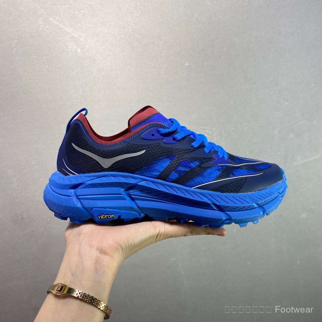 Satisfy X Hoka Mafate Speed 4 | Vibram Megagrip รองเท้าผ้าใบ All Terrain กันลื่น Unisex 3CA8 2MEQ