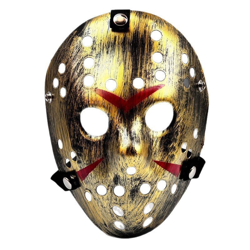 ((คลังสินค้าพร้อม) หน้ากากฮาโลวีน Freddy vs Jason Fancy Dress Party Jason Mask Horror Jason Face