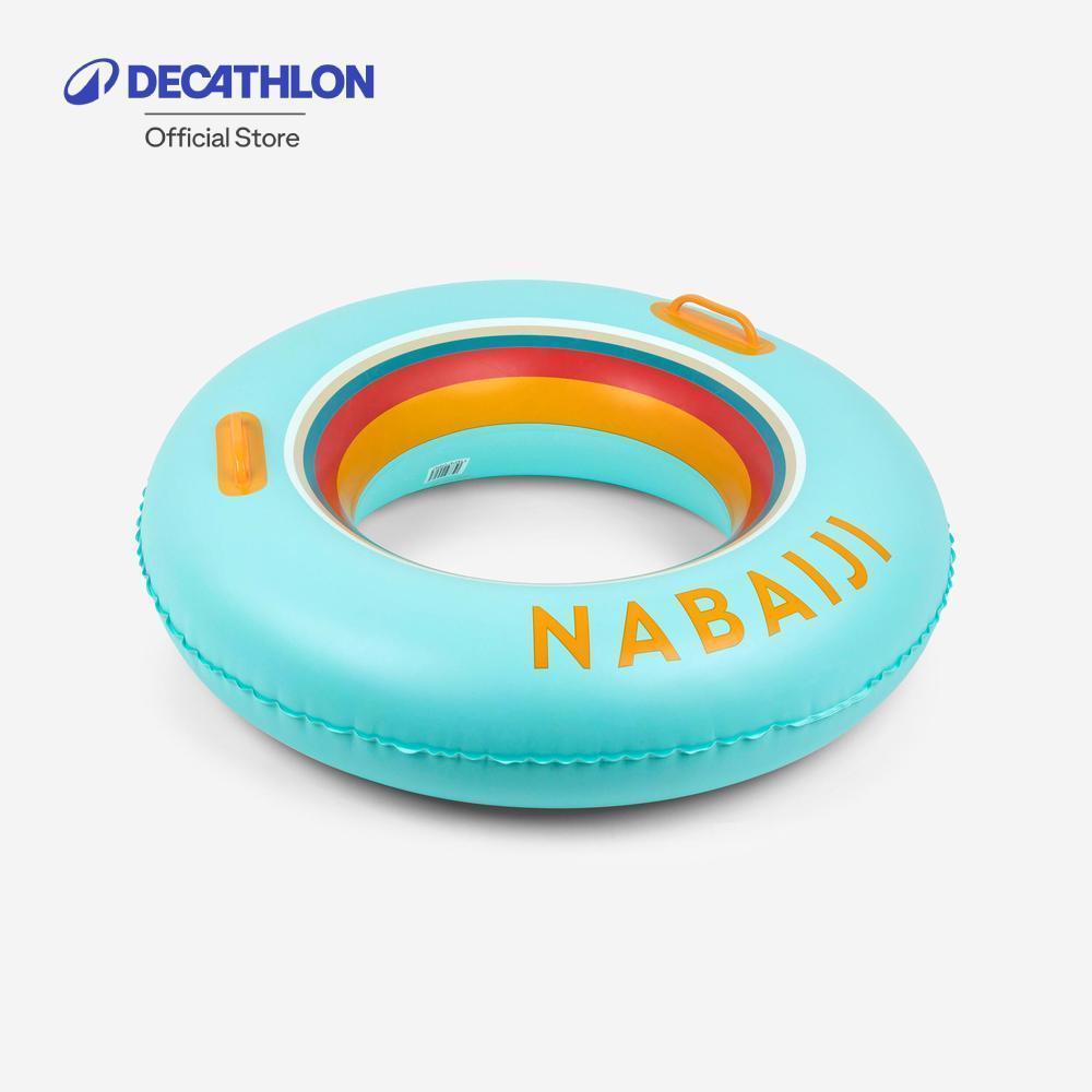 Decathlon Large Inflatable Printed Pool Ring ห่วงยางแบบเป่าลมขนาดใหญ่ 92 ซม.