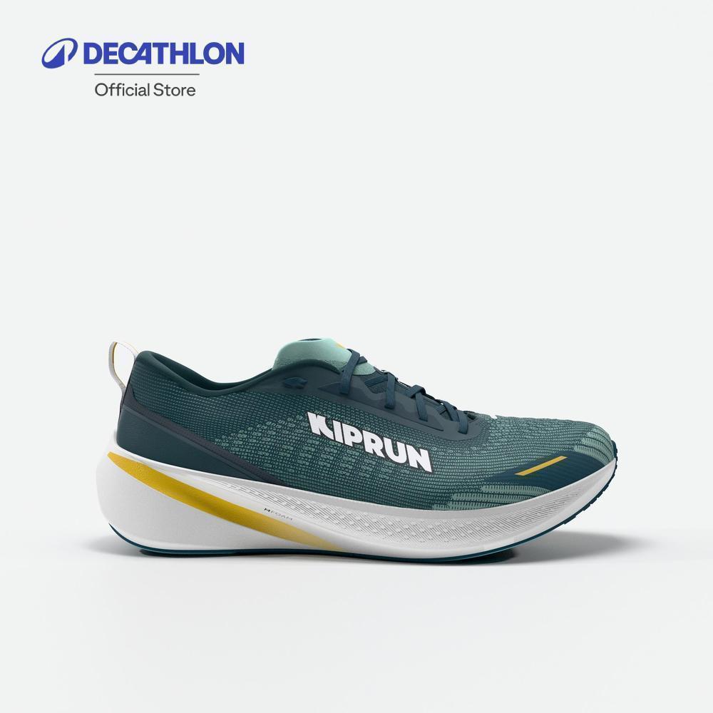 Decathlon Men'S Running Shoes - Kiprun Cushion 500 รองเท้าวิ่งสำหรับผู้ชาย รุ่น Cushion 500 - Blue/G