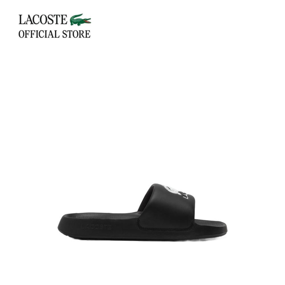 LACOSTE รองเท้าแตะผู้ชาย MEN'S SERVE SLIDE 1.0 รุ่น 50CMA0020 - BLACK