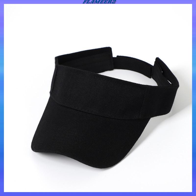 [Flameer2] Visor Hat Sporty Visor Cap Breathable Curved Brim for Golfers, Running