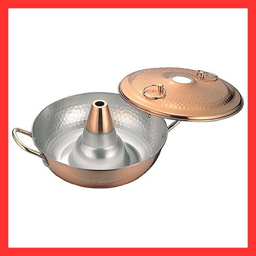 Takekoshi Kogyo Copper Shabu-Shabu Pot, Lavender, 26cm 【Direct from Japan】