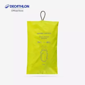 Decathlon Rain Cover For Hiking Backpack ถุงคลุมกันฝนสำหรับเป้สะพายหลังเพื่อการเดินป่า ขนาด 20/40 ลิตร - Yellow