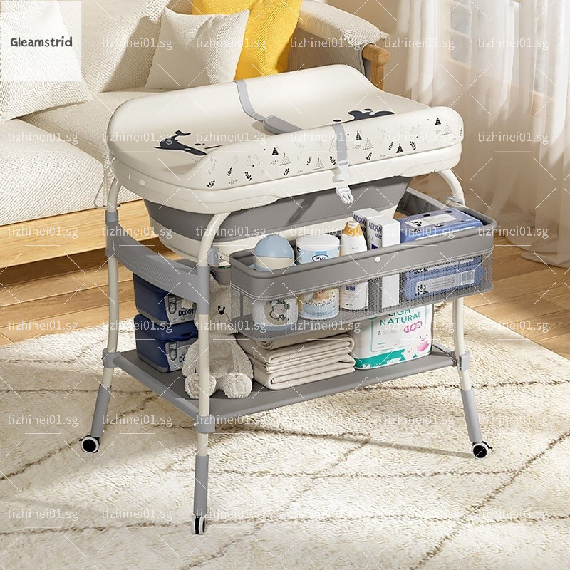 Gleamstrid โต๊ะเปลี่ยนผ้าอ้อม มือถือ Baby Multi-Functional Station Tizhinei01 SgTH99 I351