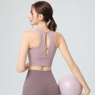สปอร์ตบราแข็ง-กันกระแทกฟิตเนสเสื้อกล้ามที่มีเบาะในตัวสําหรับรองรับสูงสุดสําหรับเต้นรํา/แอโรบิกชุดออกกําลังกายไร้รอยต่อสําหรับ โค้ง ผู้ห