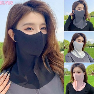 Elves พร้อมส่ง💟ป้องกันแสงแดด ผ้าไหมน้ำแข็งน้ำแข็ง 3D บังแดด …