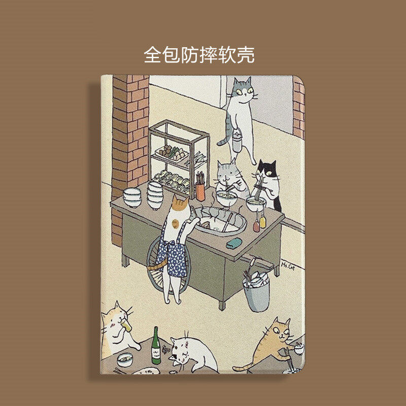 แมวอาหารแผงลอยiPad2020 Air4 IPadสําหรับ 9.7 2017 2018 สําหรับ5th 6th 7th 8th 11th Gen Generation IPa