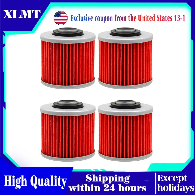 1/2/4/6 ชิ้นกรองน้ํามันรถจักรยานยนต์สําหรับ Yamaha YFM700R Raptor XV700 Virago XT600Z Tenere TT600RE