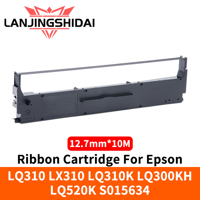 ตลับริบบิ้นสําหรับ Epson LQ310 LX310 LQ310K LQ300KH LQ520K S015634 ริบบิ้นเครื่องปริ้น